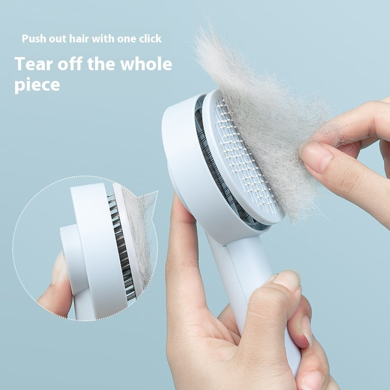 Pet Grooming Made Simple – Self-Cleaning Comb