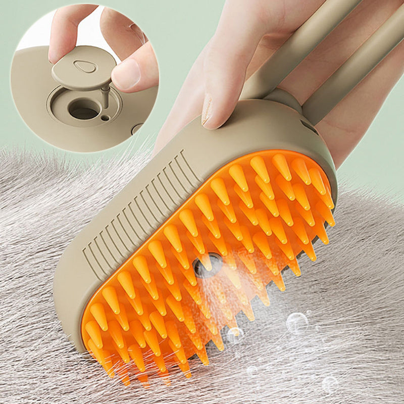 Electric Pet Brush – Steam Clean & Groom Easily