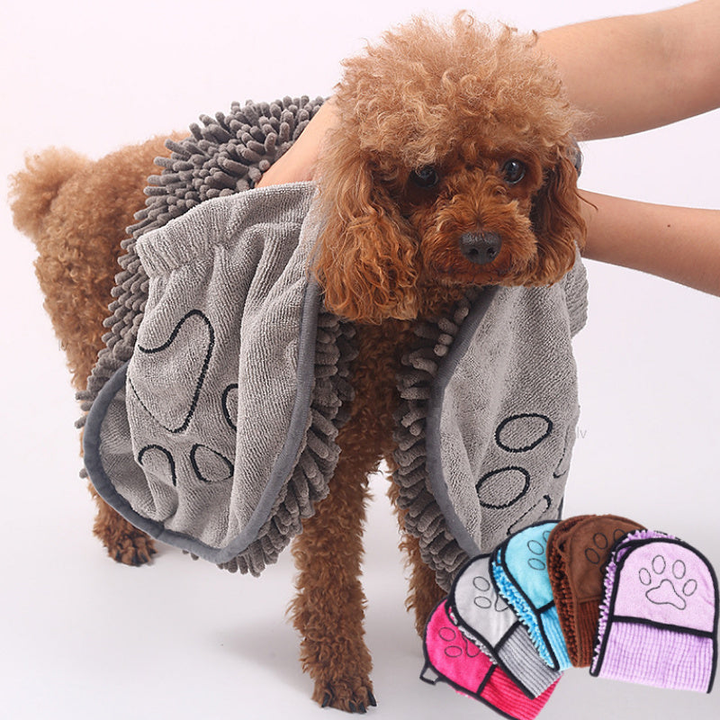 Quick-Dry Pet Towel – Perfect for Dogs & Cats