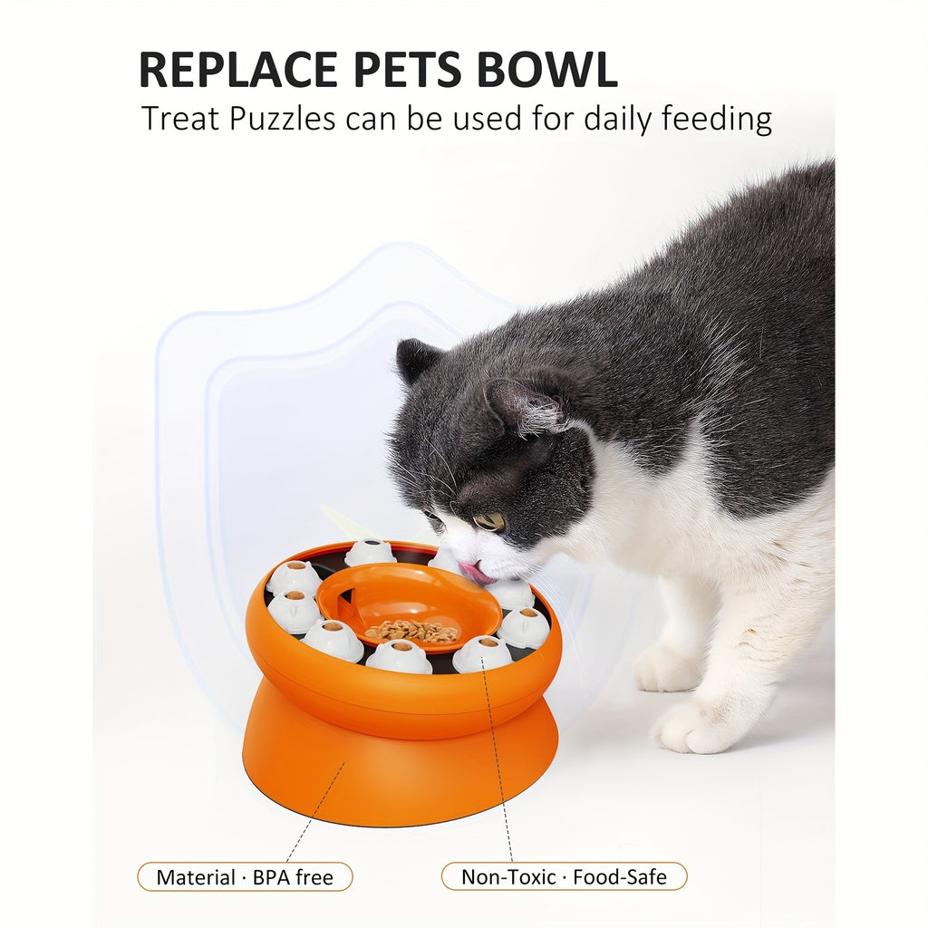 Interactive Cat Puzzle Feeder – Fun & Smart Eating