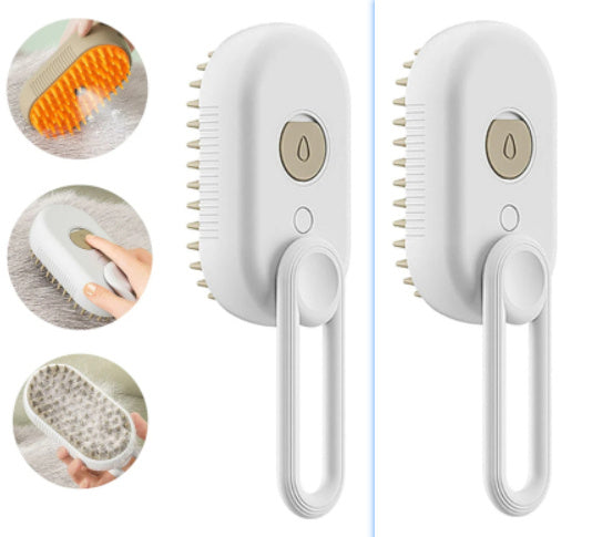 Electric Pet Brush – Steam Clean & Groom Easily